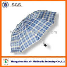 Tamanho grande poliéster tecido barato 2 guarda-chuva de dobramento para a Birmânia
